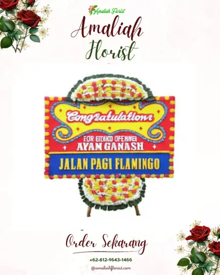 Sewa Papan Bunga Jelimpo