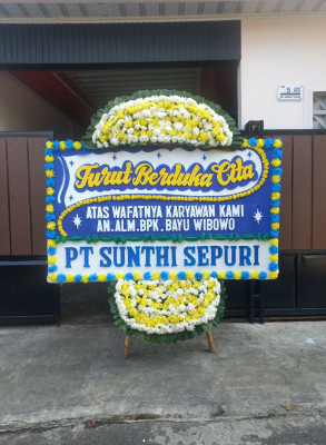 Papan Bunga Duka di Jelimpo